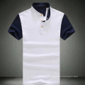 White Polo Navy Blue Sleeve, Cheap Hight Quality Polo